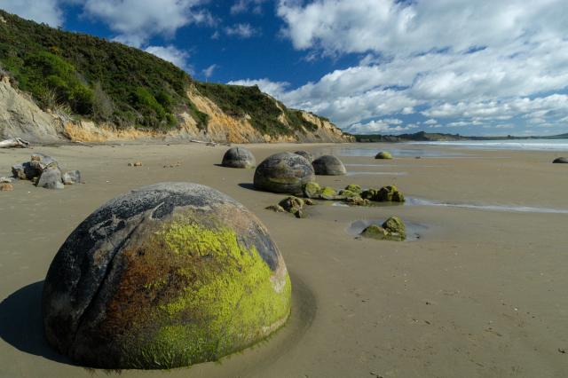 The Moeraki Boulders on Boulders Beach