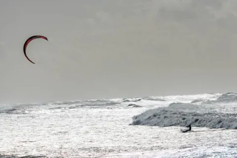 Kitesurfer in Barra