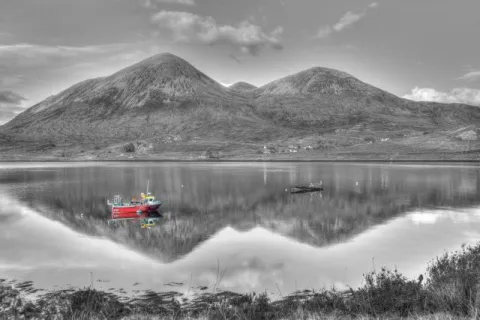 Loch Linnhe at Fort William in Scotland