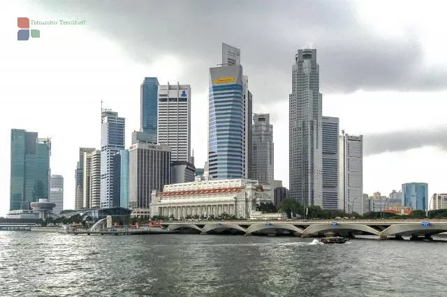 Skyline von Singapur