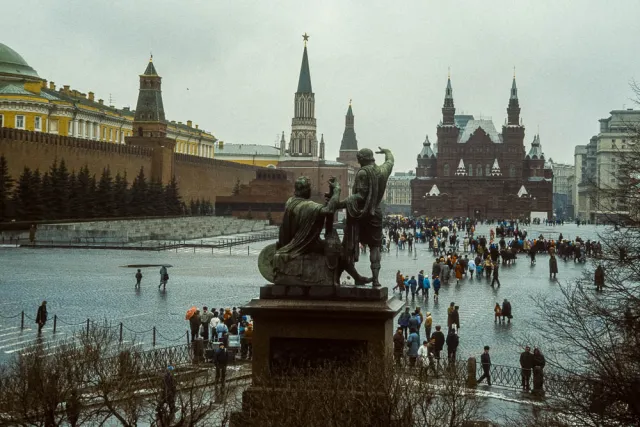 Rund um den roten Platz in Moskau