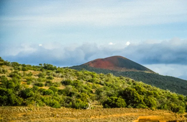 On the way to the Mauna Kea volcano