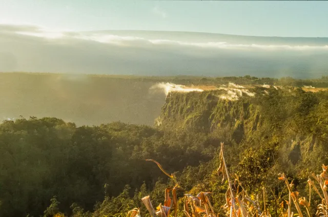 Living on the crater rim