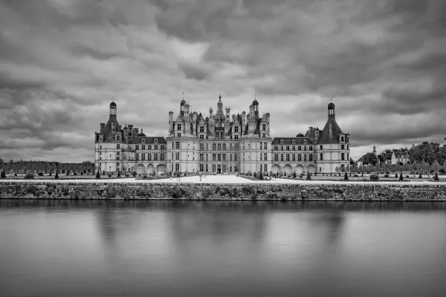 Schloss Chambord in Infrarot