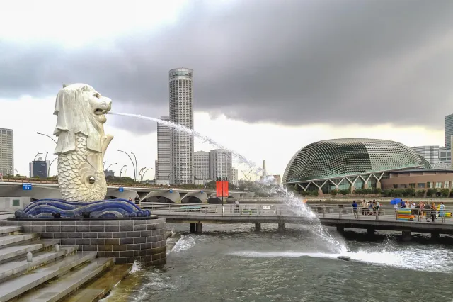 Der Merlion, Wahrzeichen Singapurs