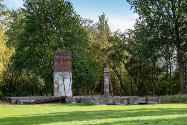 The kitchen bar of the former Husum-Schwesing concentration camp