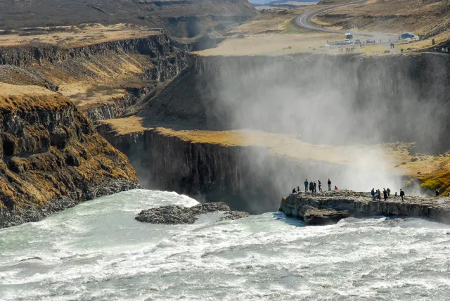 The Gullfoss - Gold Waterfall