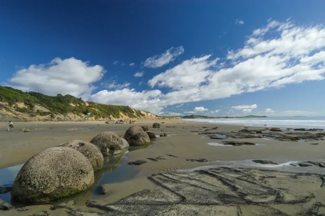 The Moeraki Boulders on Boulders Beach