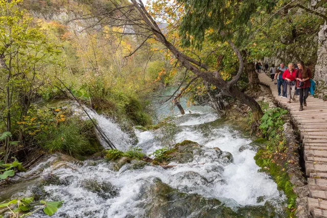 The Plitvice Lakes