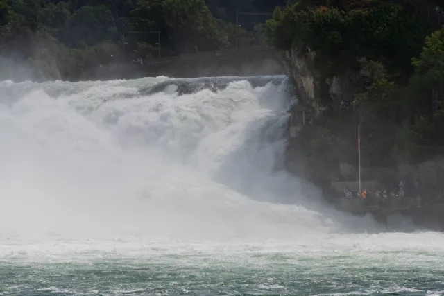 The Rhine Falls near Schaffhausen