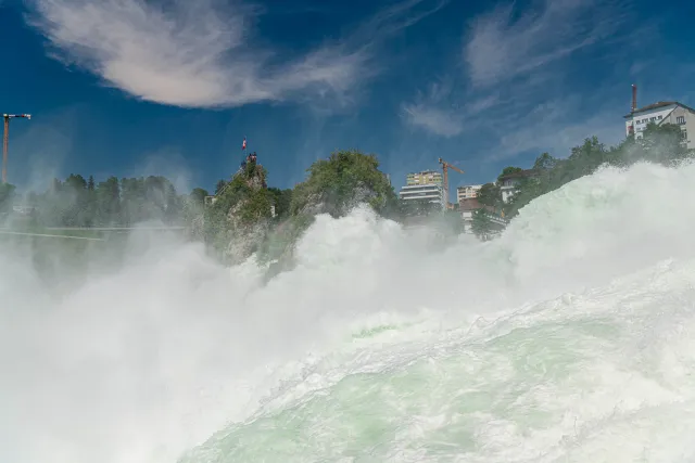 The Rhine Falls near Schaffhausen