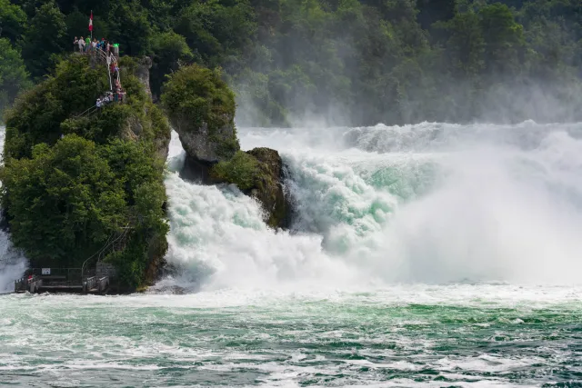 Der Rheinfall bei Schaffhausen