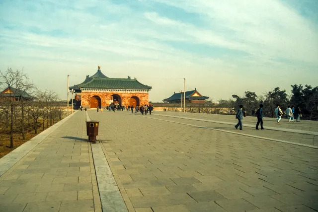 On the way to the Temple of Heaven