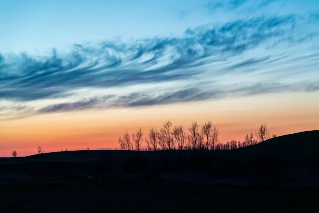 Blaue Stunde über Kåseberga