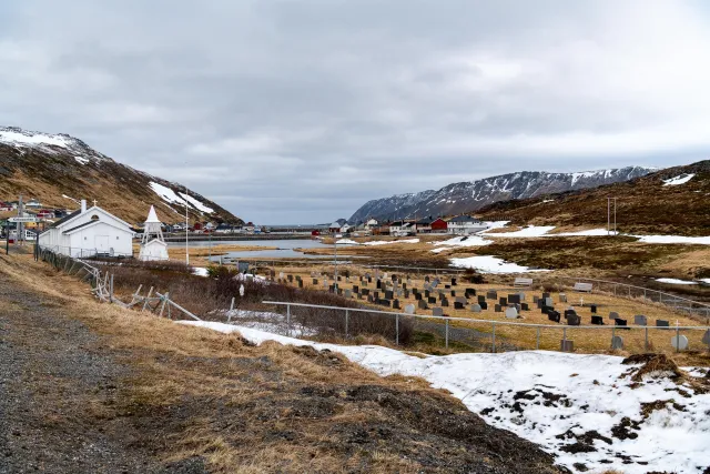 Ankunft am Basecamp auf dem Nordkap