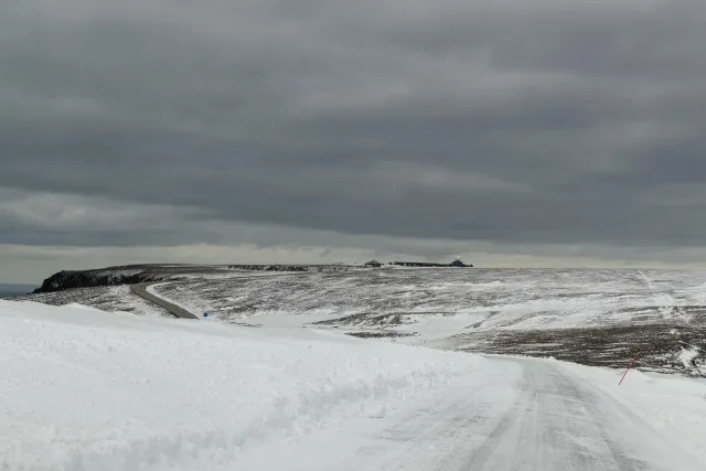 The last kilometers to the North Cape over snow and ice