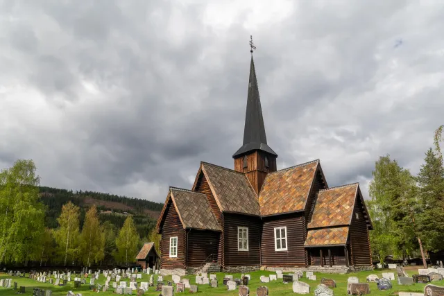 Die Kirche in Heidal 