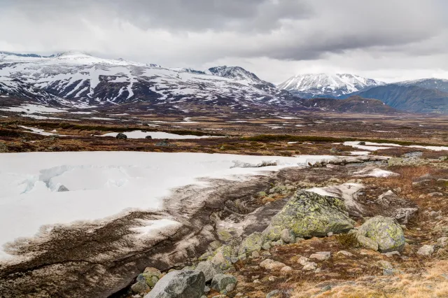 Die Landschaften am Valdresflye Gebirgsplateau