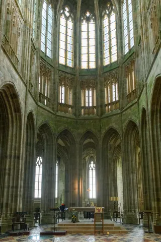 Interior views of Mont Saint Michel