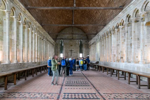 Interior views of Mont Saint Michel