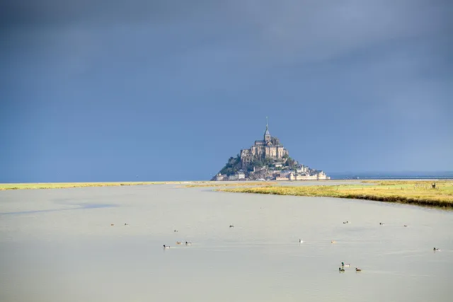 Different views of the monastery hill