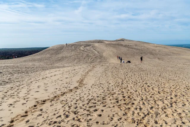 Dune du Pilat on the Atlantic coast near Arcachon in the Nouvelle-Aquitaine region