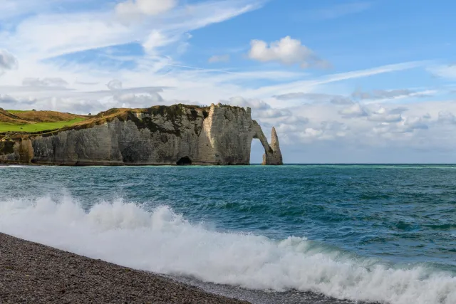 Die Kreidefelsen von Étretat