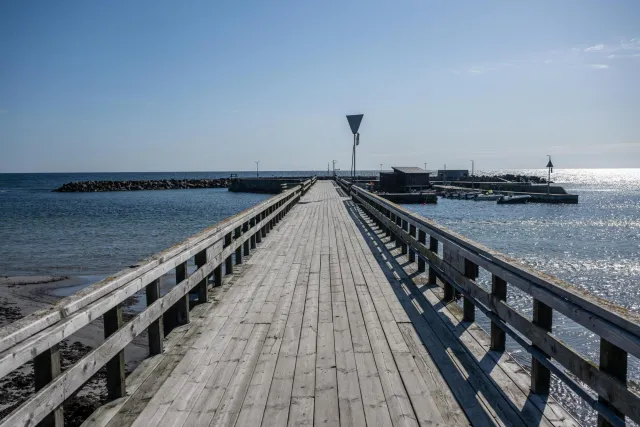 Arrival after 15 km in Snogebæk