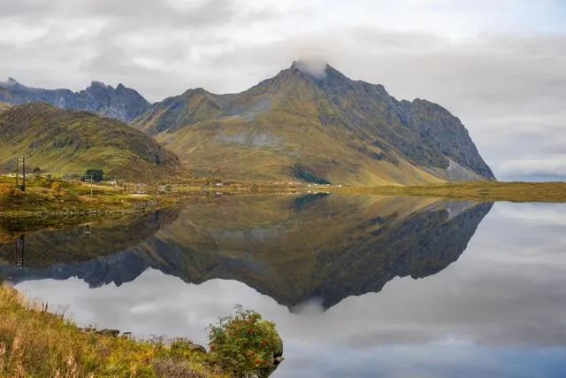 Reflection near Eggum on the Lofoten