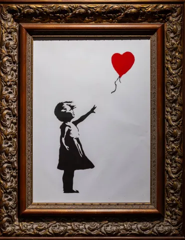 GIRL WITH BALLOON, 2002