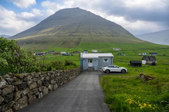 Rückkehr zu unserem Häuschen in Viðareiði auf Viðoy