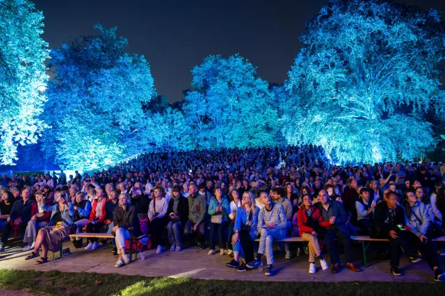 Participants enjoy the acoustic and visual experience