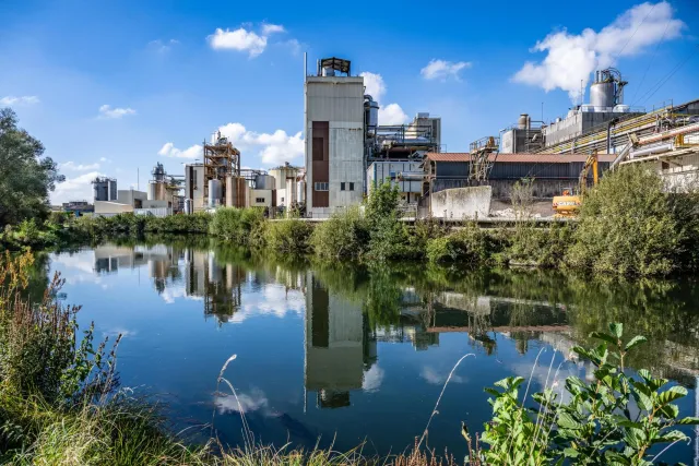 Industrieanlagen an der Somme