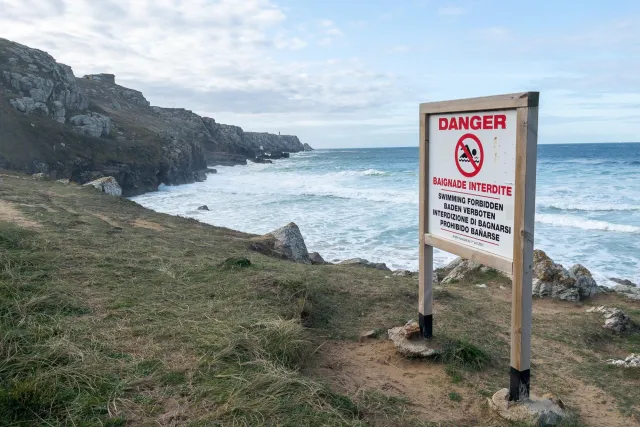 The coast on the Sentier Côtier GR 34